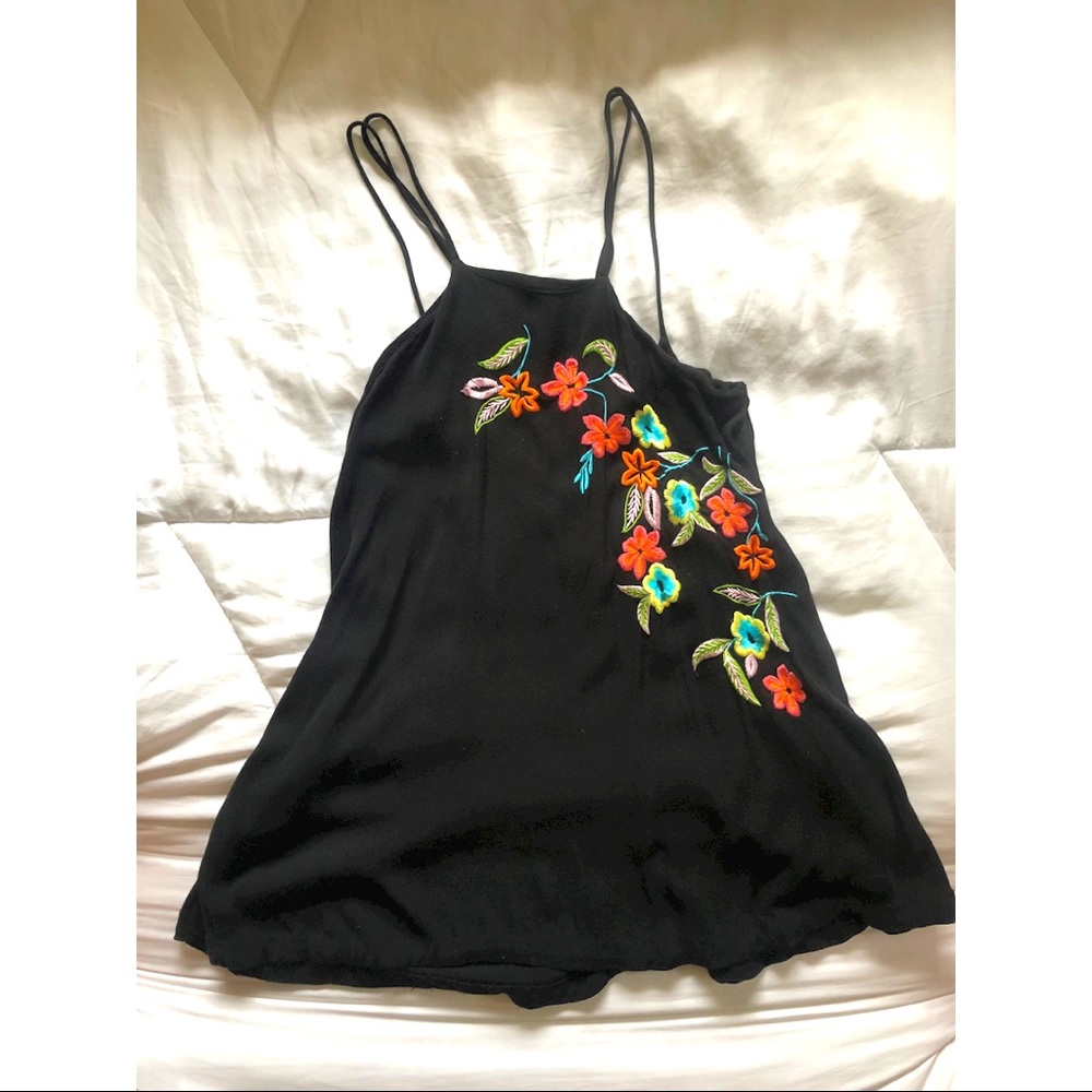 Free People Flower Fields Shift Dress - Black - Picture 5 of 7
